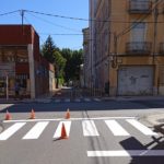 privat:-treballs-de-pintura-vial-a-diversos-carrers-de-la-bisbal-d’emporda