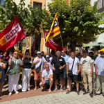 Treballadors del servei de recollida d’escombraries i neteja viària de Begur es concentren a l’ajuntament