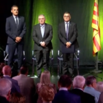 Josep López de Lerma rep el distintiu de Fill Predilecte de Sant Feliu de Guíxols