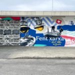 L’artista empordanès ‘Fert.one’ crea dos murals en els equipaments pesquers de Sant Feliu i Llançà Fert.one mural sant feliu de guíxols pescadors