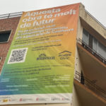 L’habitatge cooperatiu a Catalunya preveu superar el miler de llars en tres anys Pancarta de Sostre Cívic al Walden XXI