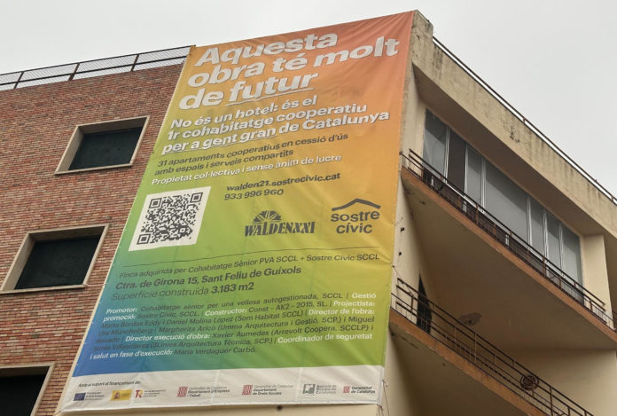 Pancarta de Sostre Cívic al Walden XXI