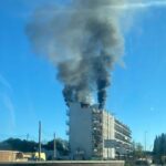 Un incendi en un edifici de Calonge deixa una persona ferida