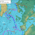 Nova tongada de ruixats, es manté el temps humit i majoritàriament tapat