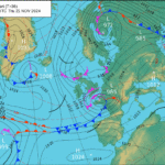 Dijous tranquil al Baix Empordà, amb núvols de vent i una mica de garbí