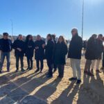 El delegat del Govern a Catalunya, Carlos Prieto, visita les obres del passeig del Mar de Palamós visita institucional Carlea Prieto Palamós