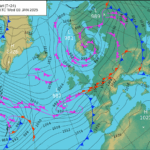 Garbinada important i temperatura més alta