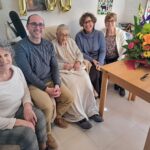 La palamosina Lidia Ros celebra els seus 100 anys Lidia Ros Gent Gran aniversari Palamós