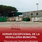 privat:-horari-excepcional-de-la-deixalleria-municipal