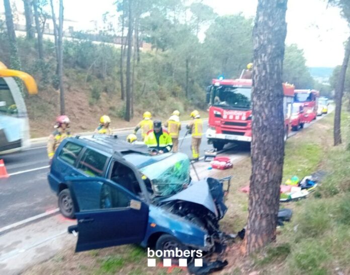 accident bombers santa cristina d'aro