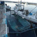 S’enfonsa una embarcació de pesca al Port de Palamós enfonsament embarcació port de Palamós