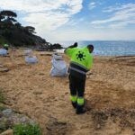 Palamós neteja i fa tasques de manteniment a les seves platges després del període de temporals Palamós neteja i manteniment