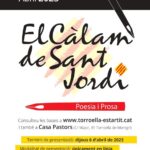 privat:-convocatoria-dels-premis-literaris-“el-calam-de-sant-jordi”-2025-a-torroella-de-montgri