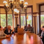 privat:-el-conseller-d’esports,-berni-alvarez,-realitza-una-visita-institucional-a-palafrugell