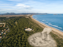 central nuclear a la platja de pals