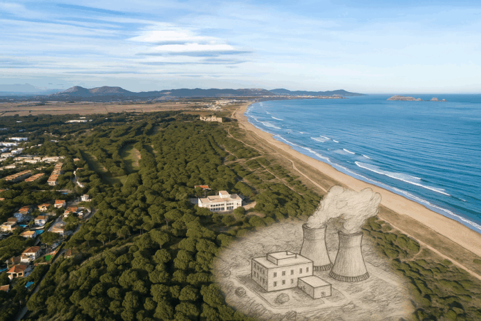 central nuclear a la platja de pals