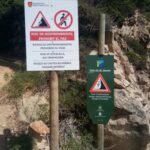 Santa Cristina tanca la cala del Senyor Ramon pel risc de despreniments cala sr ramon