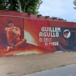 La CUP Palamós Vila-romà renova el mural de Guillem Agulló amb l’artista Roc BlackBlock