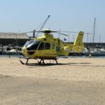 privat:-l’aterratge-d’un-helicopter-del-sem-obliga-a-desallotjar-la-platja-gran-de-palamos
