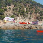 privat:-sos-costa-brava-i-usuaris-del-mar-bloquegen-l’acces-a-embarcacions-a-la-cala-del-vedell-per-reclamar-un-litoral-mes-segur-i-protegit