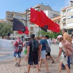 privat:-sos-costa-brava-protesta-per-reclamar-l’obertura-del-cami-de-ronda-de-sant-feliu