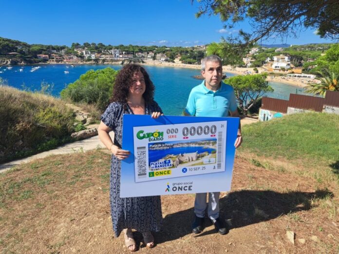 privat:-la-platja-de-la-fosca,-imatge-protagonista-de-cinc-milions-de-cupons-de-l’once