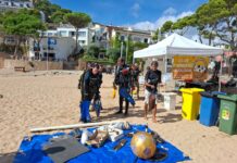 Palafrugell organitza una nova jornada de voluntariat per netejar el litoral privat:-voluntaris-recullen-70-kg-de-deixalles-de-les-platges-de-llafranc,-tamariu-i-calella-de-palafrugell