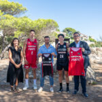 El Bàsquet Girona presenta les primeres equipacions d’aquesta temporada a Platja d’Aro BàsquetGirona_Acte Platja D'aro_Presentació equipacions T.25_26_01_@SergiGeronès