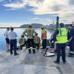 Simulacre d’incendi i rescat al port de l’Estartit per millorar la coordinació entre cossos d’emergència