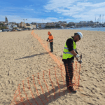 privat:-comenca-l’extraccio-de-sorra-de-la-platja-gran-de-palamos,-en-un-proces-que-s’allargara-un-mes