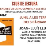 privat:-el-club-de-lectura-de-santa-cristina-convida-a-l’escriptor-joan-lluis-lluis