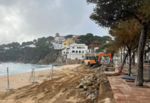 Palafrugell inicia les obres d’arranjament del front marítim de Llafranc obres Palafrugell