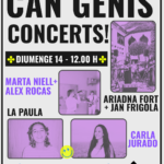 privat:-can-genis-programa-un-mati-de-concerts-“veus-en-femeni”-amb-quatre-propostes-joves