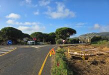 Comencen les obres del nou giratori d’accés a Calonge des de la carretera de Romanyà