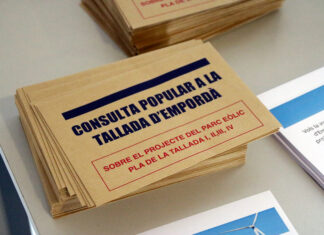 La Tallada d’Empordà vota si està a favor o en contra de la instal·lació de quatre aerogeneradors al municipi