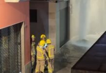 Una fuita deixa sense aigua diversos carrers de Sant Feliu de Guíxols fuita d'aigua sant feliu de guíxols