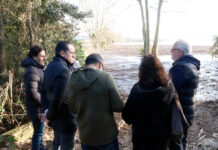 Ordeig es compromet a “mobilitzar els recursos que calguin” per recuperar la normalitat al Baix Ter després del temporal