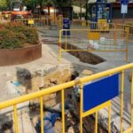 privat:-les-obres-de-renovacio-de-la-canonada-principal-d’aigua-arriben-a-placa-nova-de-palafrugell
