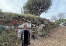 En marxa els treballs per consolidar els túnels de la bateria de costa del Molí de Vent de Palamós privat:-en-marxa-els-treballs-de-consolidacio-dels-tunels-de-la-bateria-de-costa-del-moli-de-vent