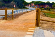 Pals enllesteix la segona fase de la via verda entre els masos i la platja