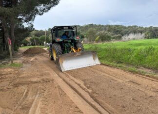 Palamós repara més de quatre quilòmetres de camins malmesos pel temporal Harry Ferm Palamós