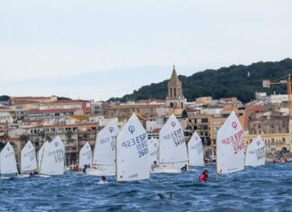 La tramuntana permet estrenar el 36 Palamós International Optimist Trophy després de dos dies en blanc