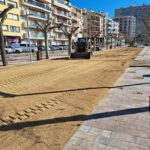 Palamós ultima les obres de reforma del passeig del Mar