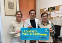 La campanya “Posa’t el bigoti” recapta 4.400 euros per a la recerca del càncer de pròstata amb una gran resposta ciutadana