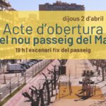 privat:-dijous-tindran-lloc-els-actes-de-celebracio-de-l’obertura-del-passeig-del-mar-de-palamos,-que-es-van-posposar-divendres-passat-a-causa-del-vent