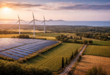 L’Empordà hauria de multiplicar per 20 les energies renovables, segons els plans de la Generalitat Energies renovables a l'Empordà . Imatge generada per Intel·ligència Artificial