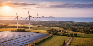 L’Empordà hauria de multiplicar per 20 les energies renovables, segons els plans de la Generalitat Energies renovables a l'Empordà . Imatge generada per Intel·ligència Artificial