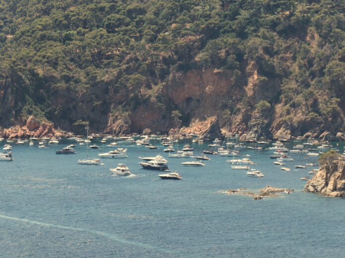 Fondeig posidònia sos costa brava