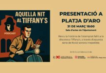 Ràdio Capital presenta la ficció sonora Aquella nit al Tiffany’s a Platja d’Aro i a Barcelona PRESENTACIÓ TIFFANY'S
