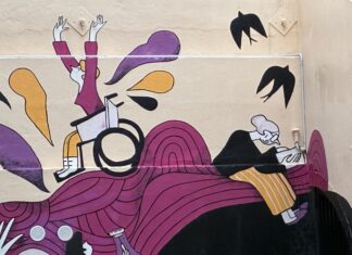 La bretxa salarial, els feminicidis i l’atenció a les dones continuen marcant el 8M Dia de la Dones dona Mural Escoles Velles de Begur Anna Grimal